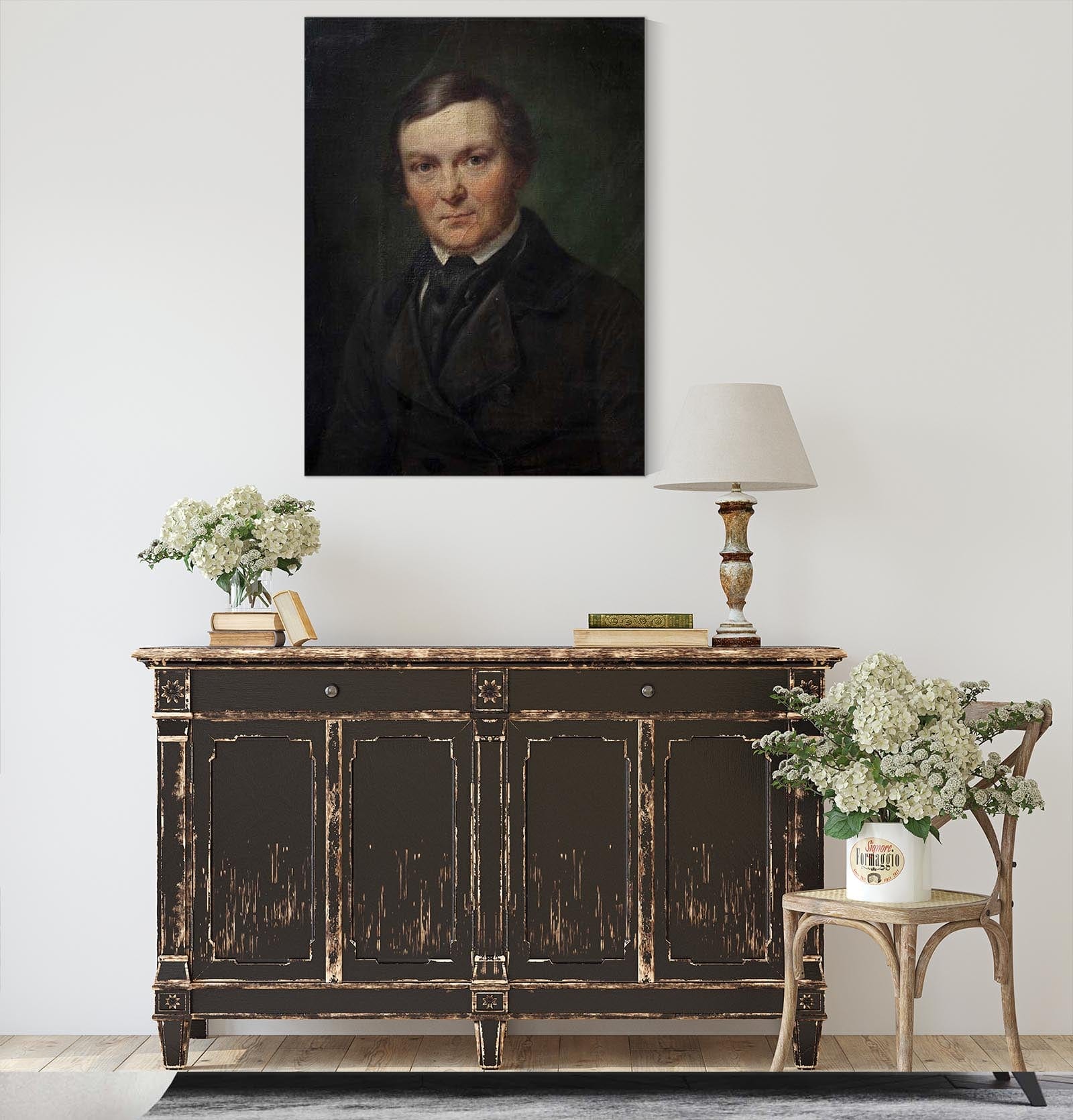 The Architect Gottlieb Bindesboll by Wilhelm Marstrand - Image 4