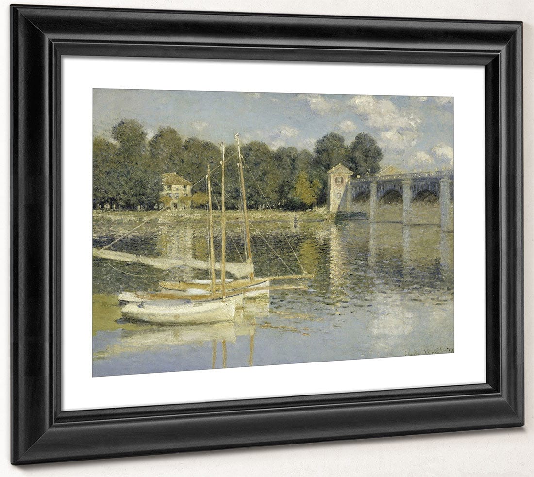 The Argenteuil Bridge By Claude Monet - Image 4