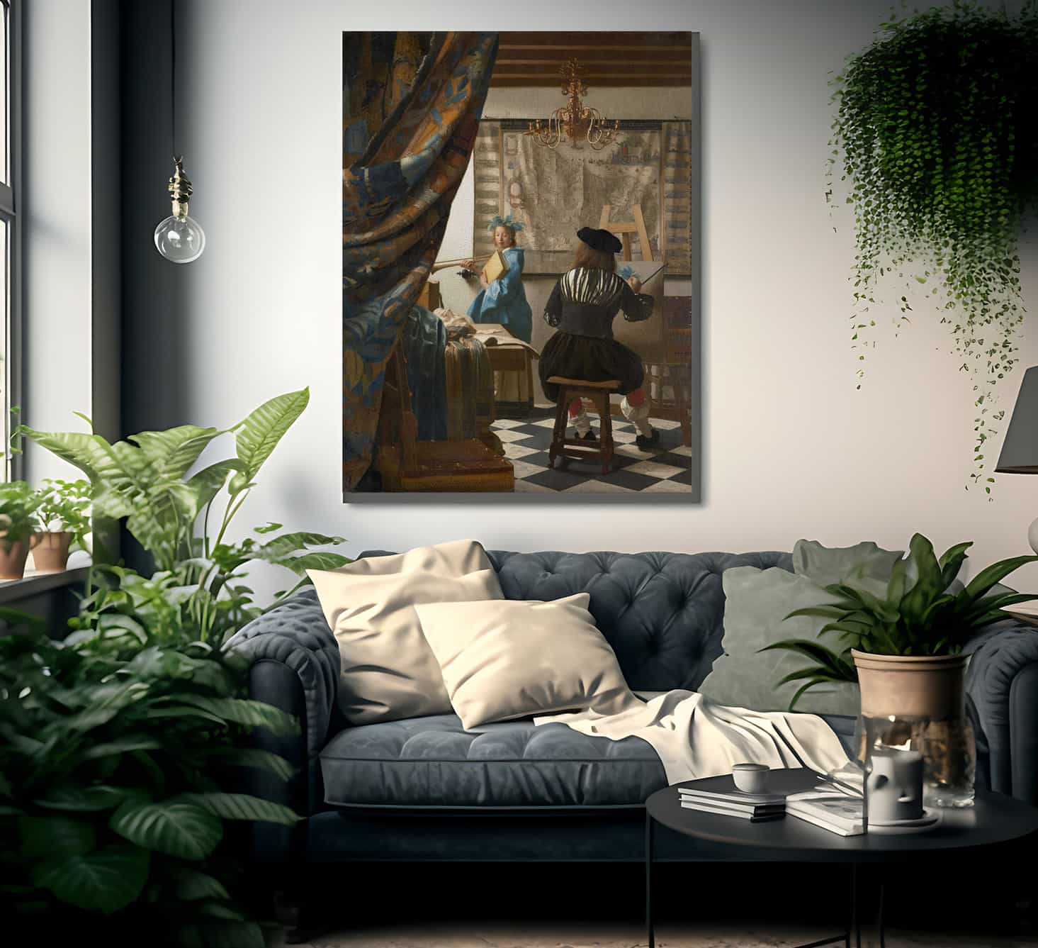 The Art Of Painting 1668 By Johannes Vermeer - Image 2