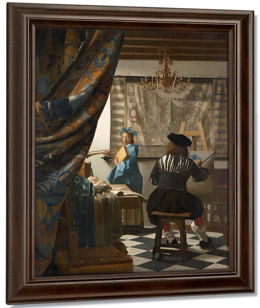 The Art Of Painting 1668 By Johannes Vermeer - Image 5