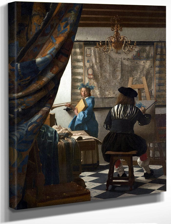 The Art Of Painting By Johannes Vermeer