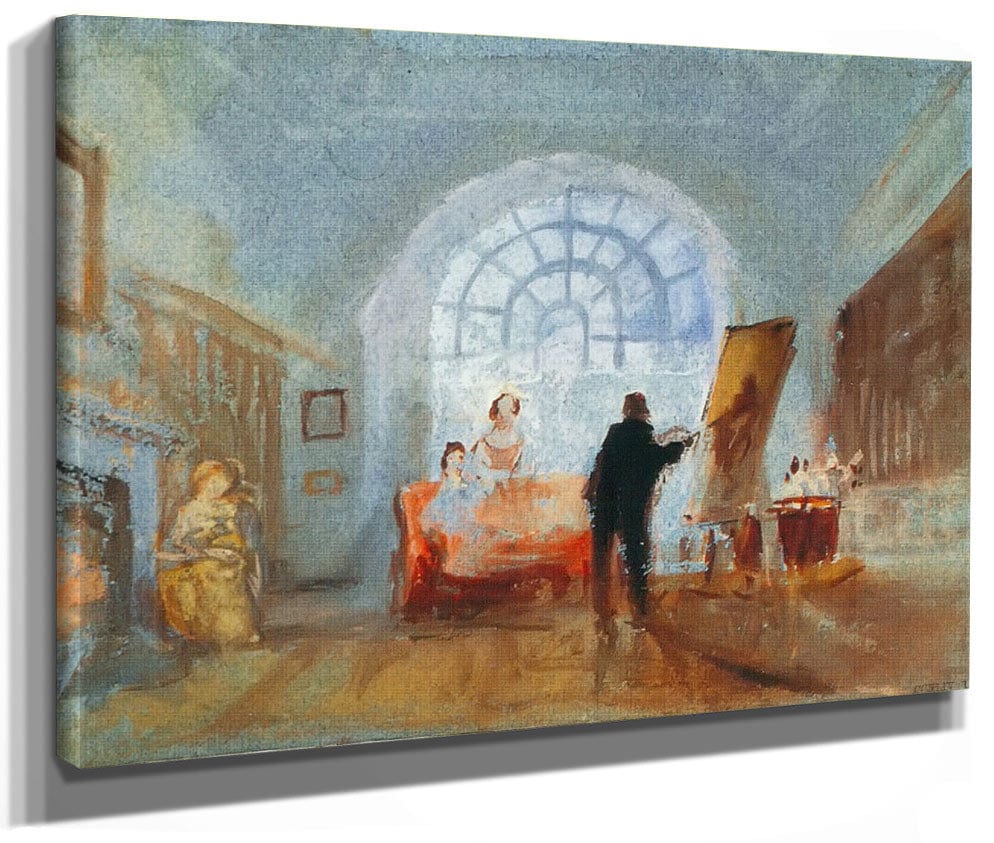 The Artist And His Admirers By Jwm Turner