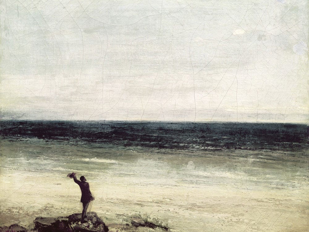 The Artist On The Seashore At Palavas By Jean Desire Gustave Courbet - Image 7