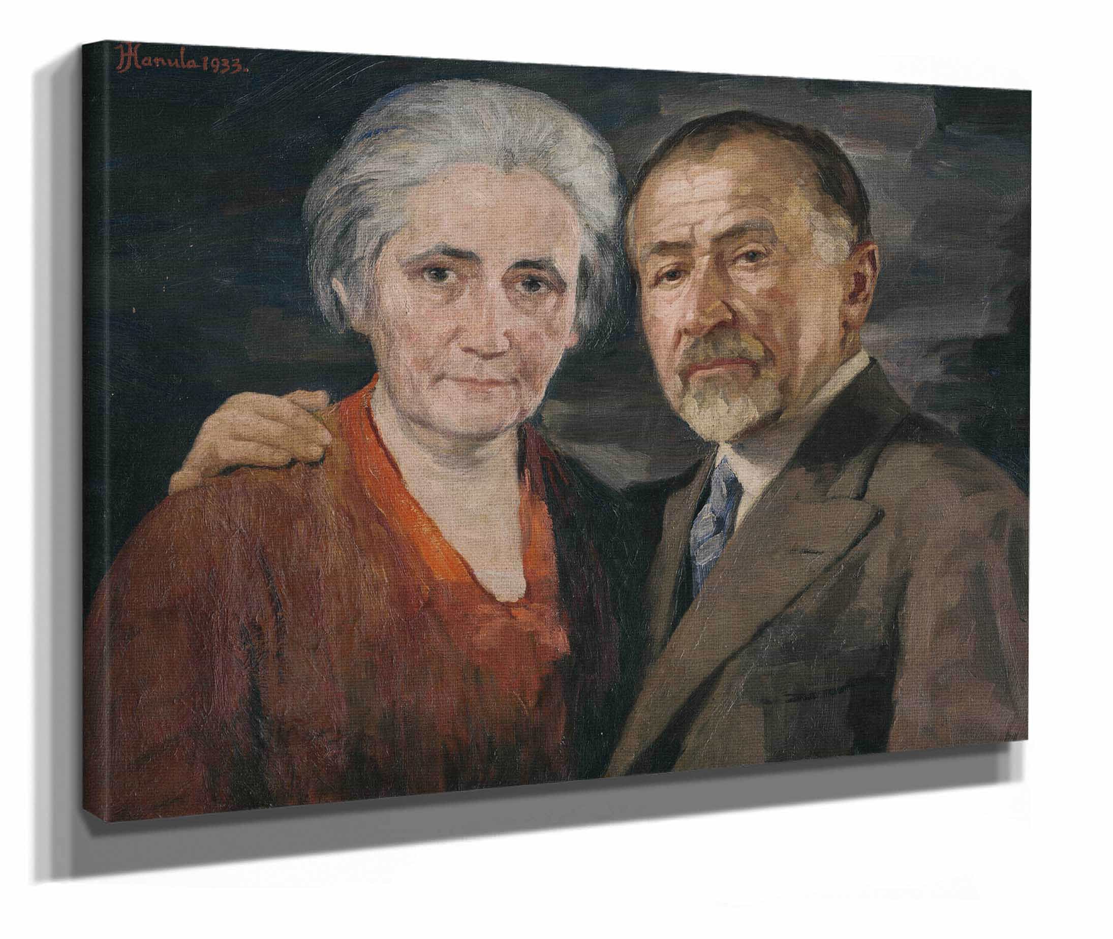 The Artist With His Wife by Jozef Hanula - Image 2