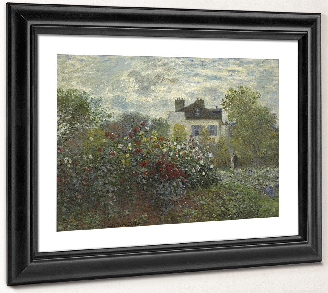 The Artist's Garden In Argenteuil (A Corner Of The Garden With Dahlias) 1 By Claude Monet - Image 2