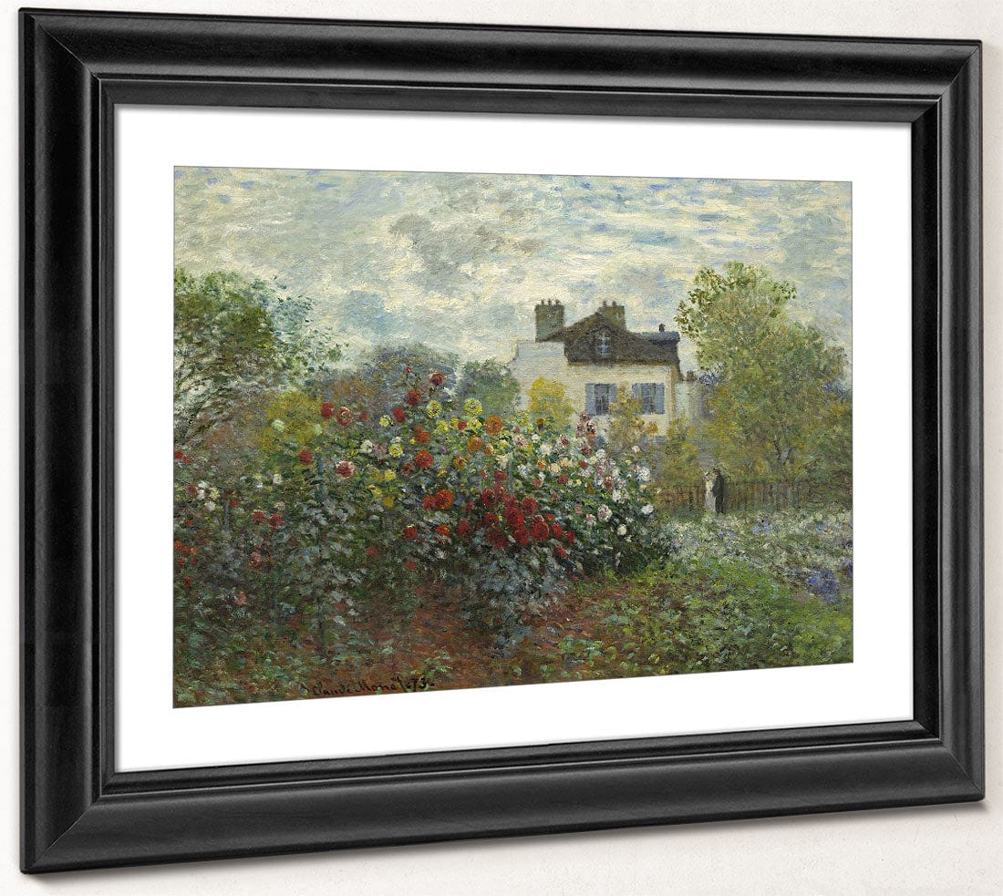 The Artist's Garden In Argenteuil (A Corner Of The Garden With Dahlias) By Claude Monet - Image 2