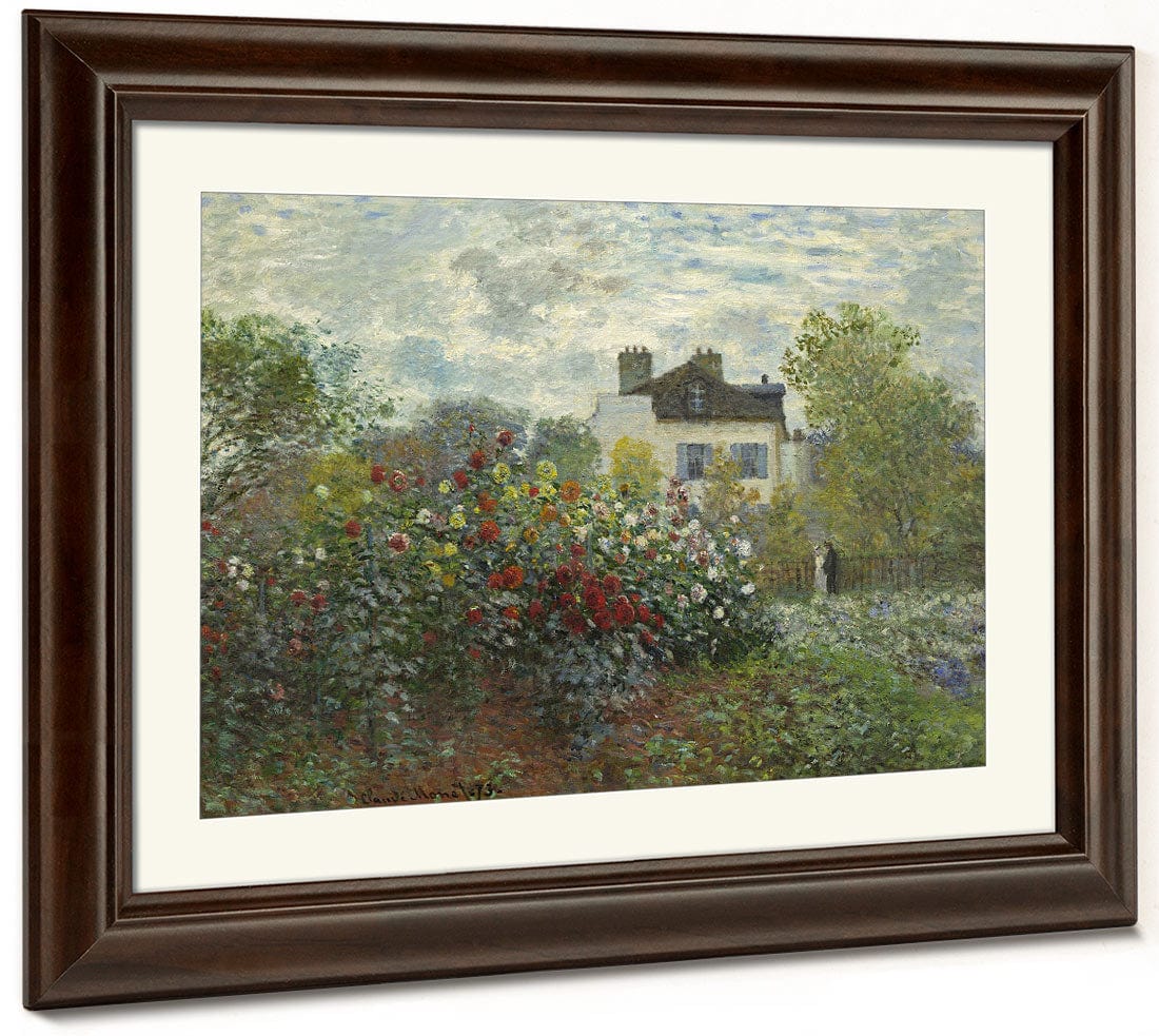 The Artist's Garden In Argenteuil (A Corner Of The Garden With Dahlias) By Claude Monet - Image 3