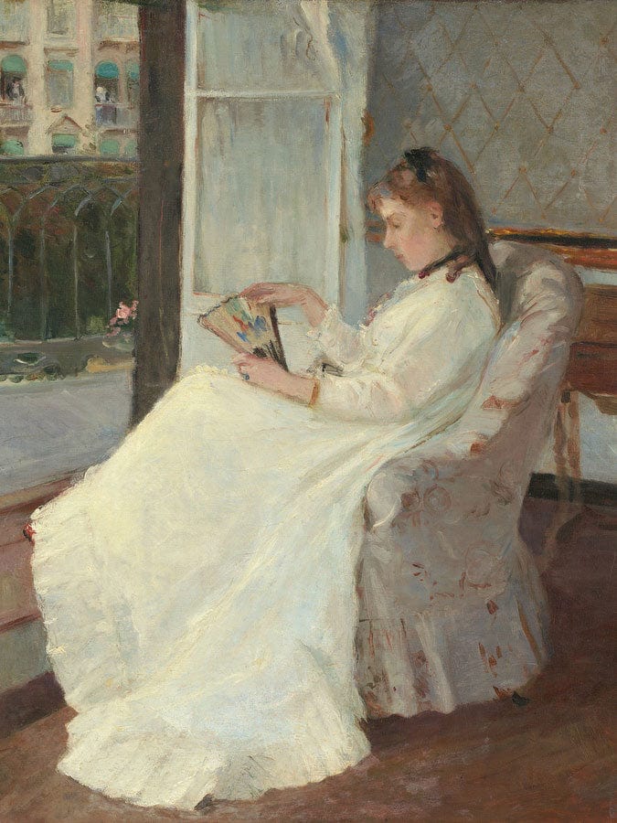 The Artist's Sister At A Window By Berthe Morisot - Image 5