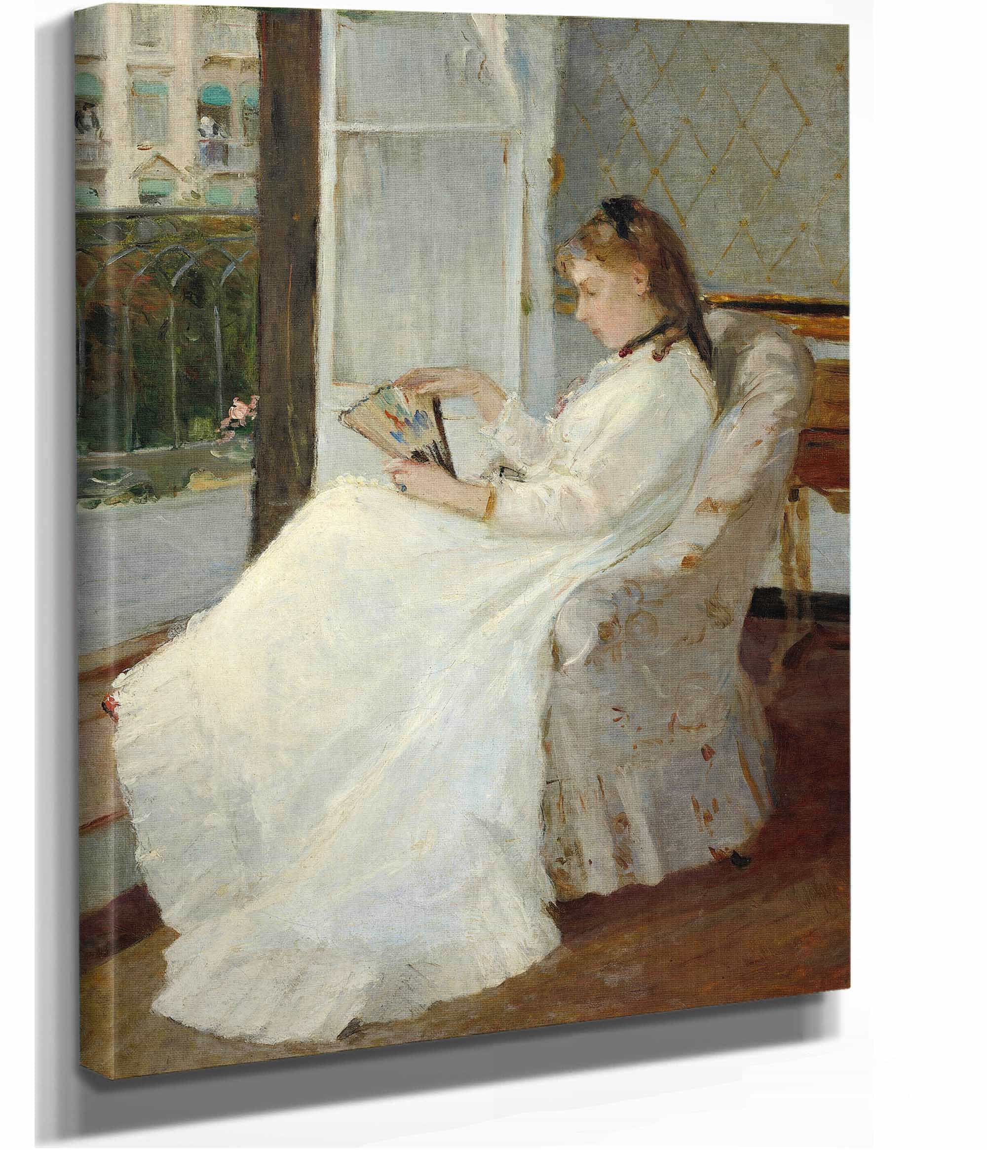 The Artists Sister At A Window by Berthe Morisot - Image 2