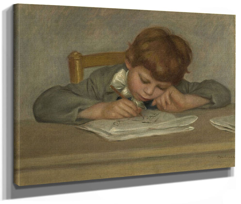 The Artist's Son, Jean Drawing (Jean Renoir Dessinart) By Pierre Auguste Renoir