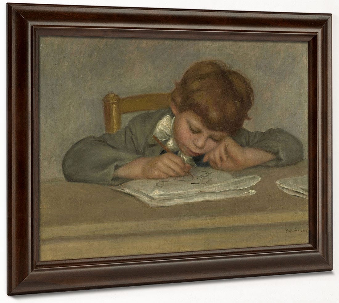 The Artist's Son, Jean Drawing (Jean Renoir Dessinart) By Pierre Auguste Renoir - Image 4