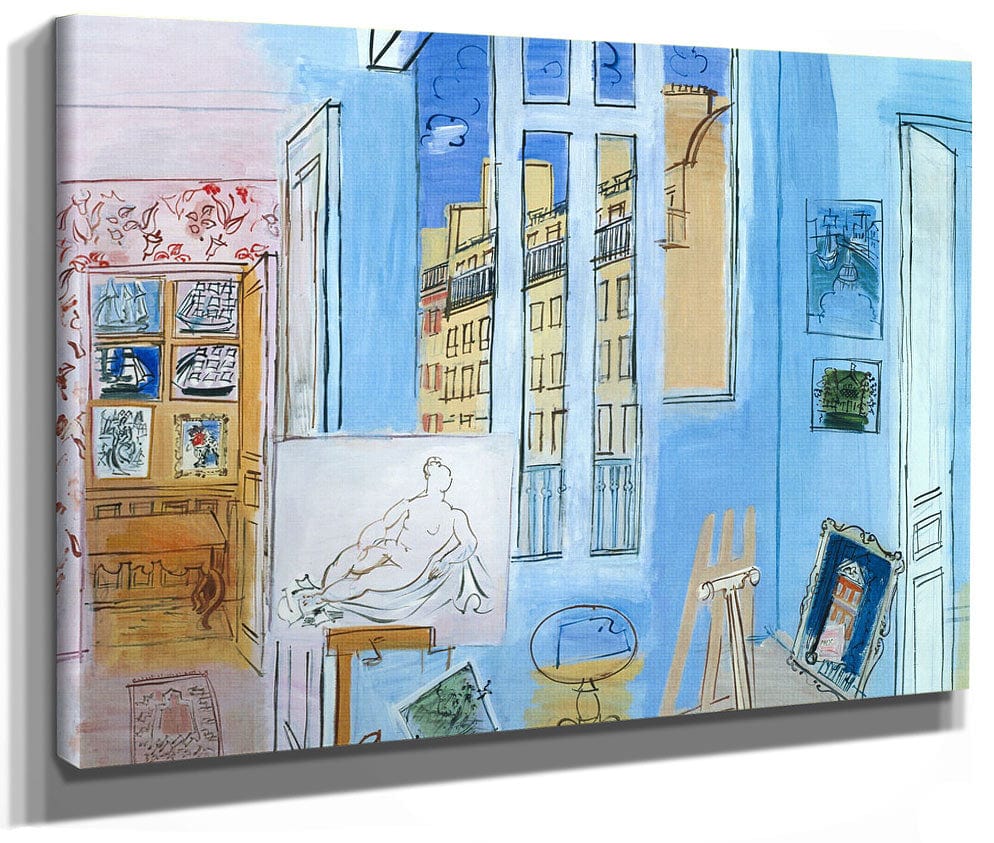 The Artist's Studio By Raoul Dufy