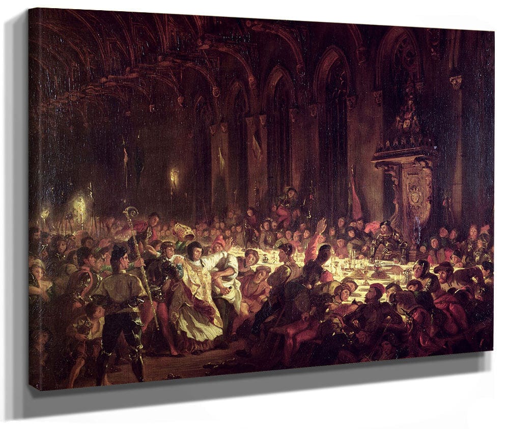 The Assassination Of The Bishop Of Liege By Ferdinand Victor Eugene Delacroix