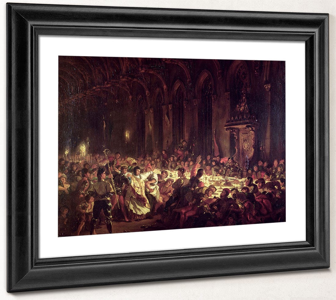 The Assassination Of The Bishop Of Liege By Ferdinand Victor Eugene Delacroix - Image 4