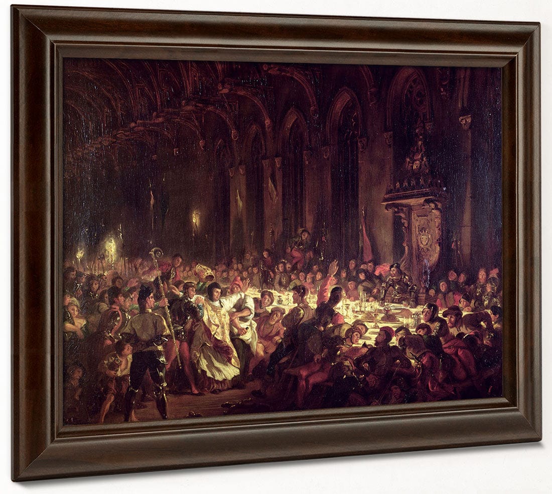 The Assassination Of The Bishop Of Liege By Ferdinand Victor Eugene Delacroix - Image 6
