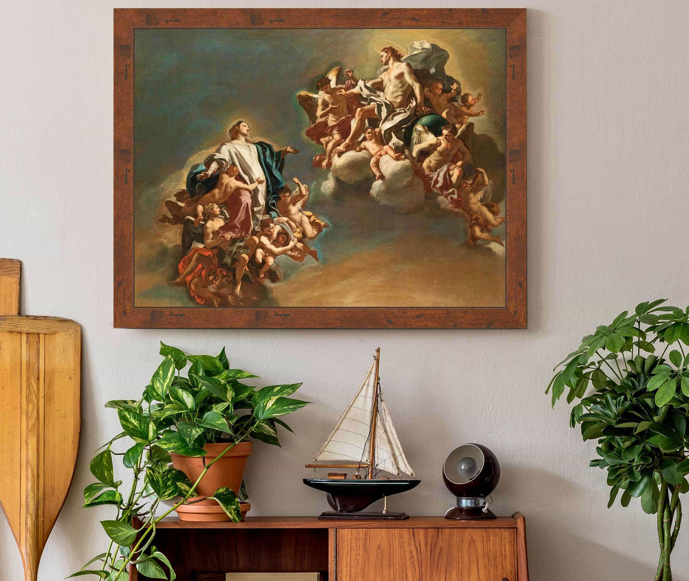The Assumption Of The Virgin by Francesco Solimena - Image 3