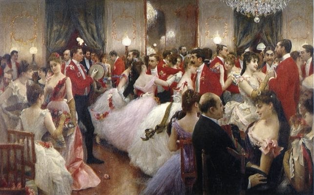 The Ball 1885 By Julius Leblanc Stewart - Image 4