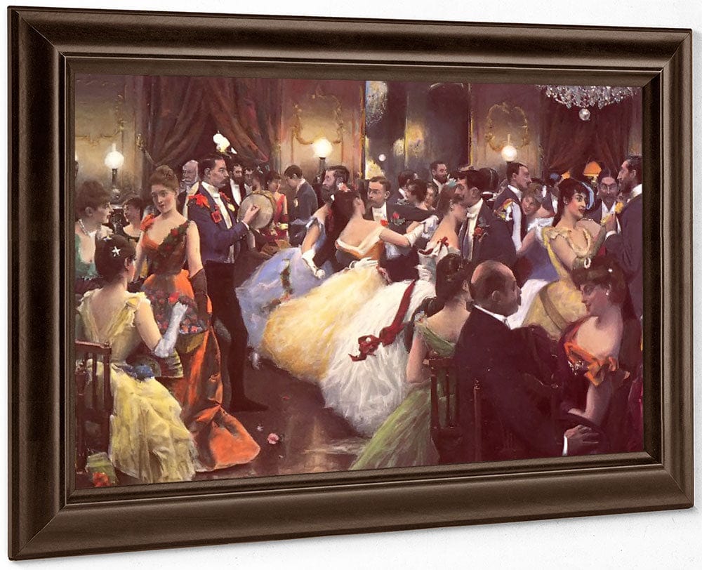 The Ball 1885 By Julius Leblanc Stewart - Image 5