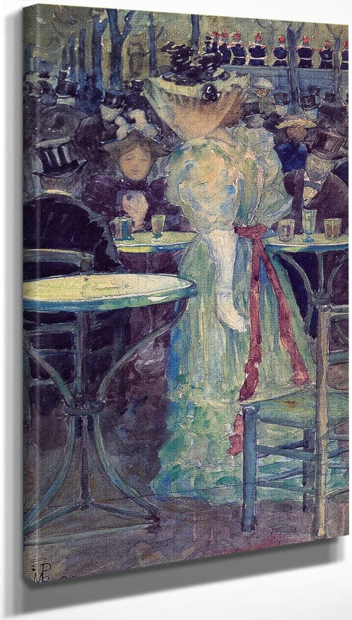 The Band Concert Luxembourg Gardens 1893 By Maurice Prendergast - Image 3