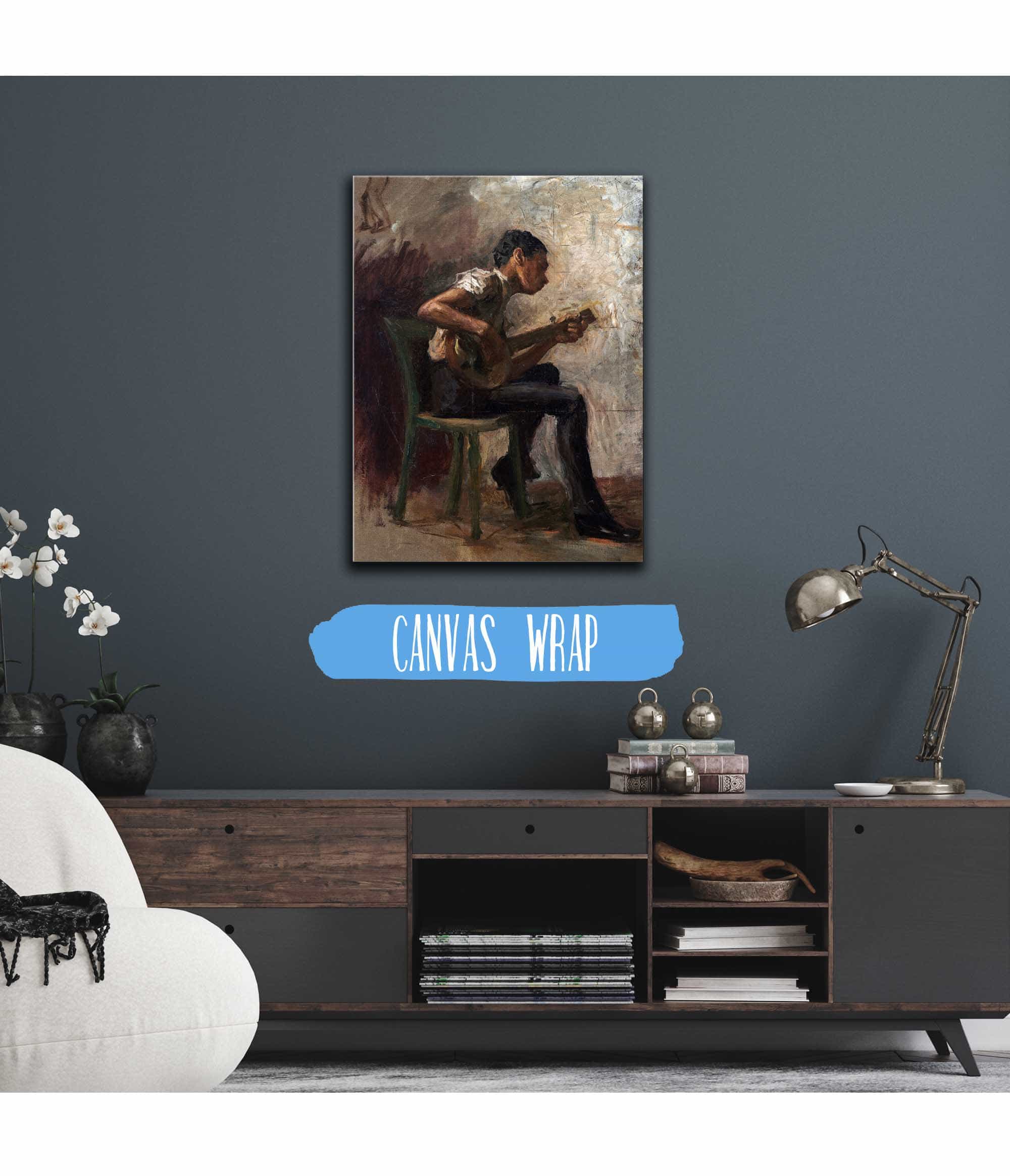 The Banjo Player by Thomas Eakins - Image 3