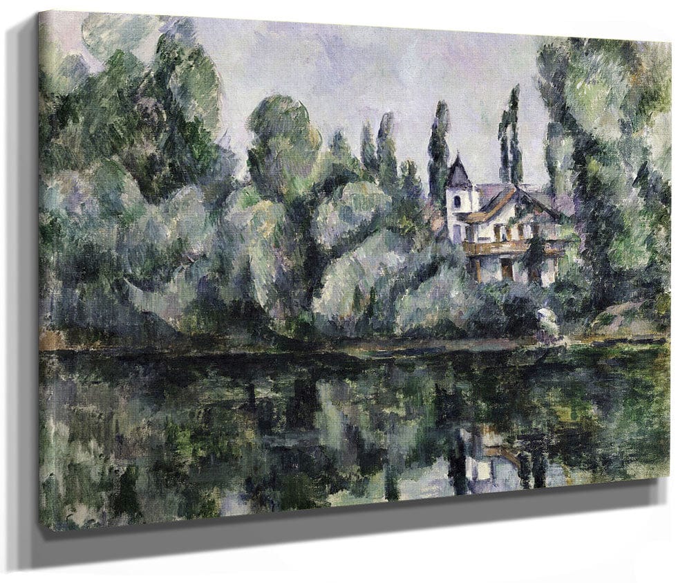 The Banks Of The Marne 9 By Paul Cezanne
