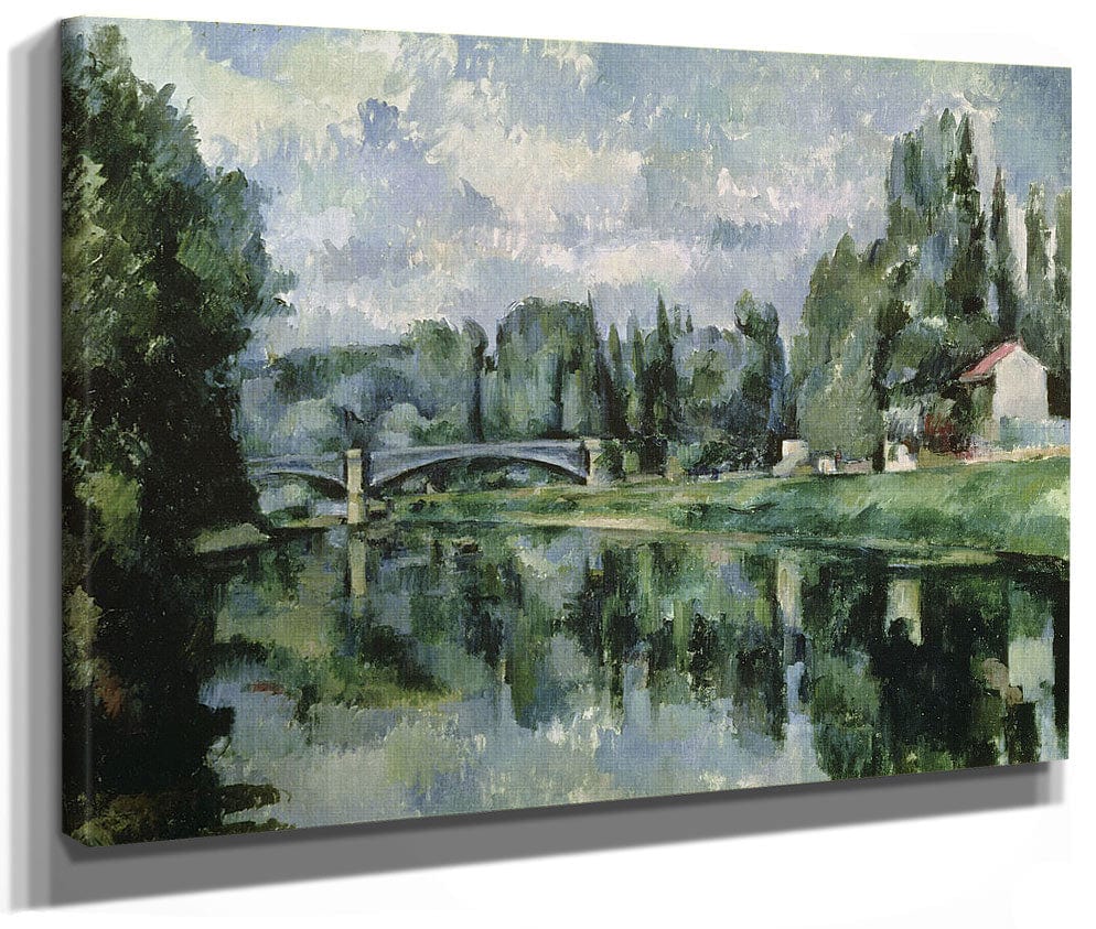 The Banks Of The Marne At Creteil 1 By Paul Cezanne
