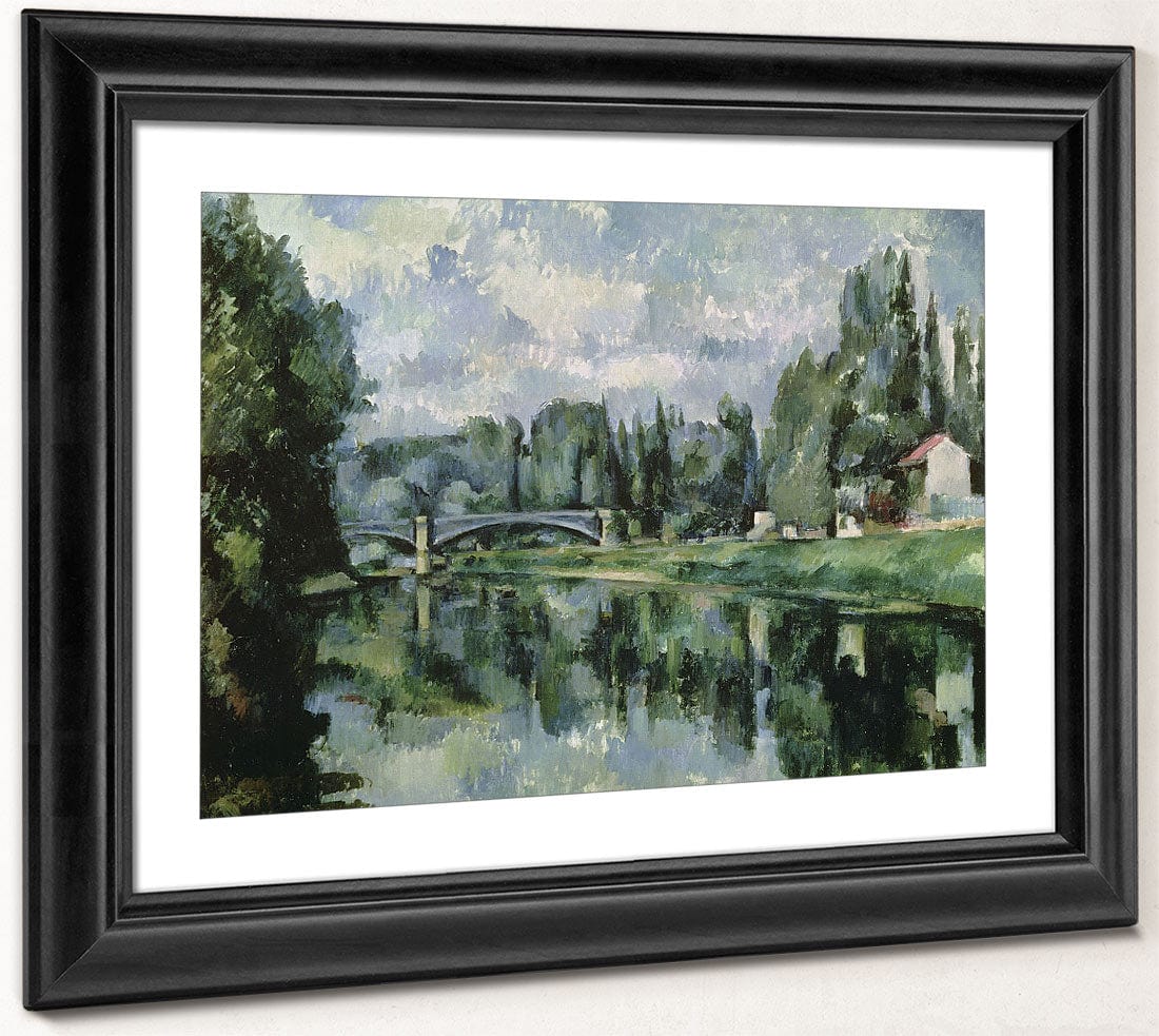 The Banks Of The Marne At Creteil 1 By Paul Cezanne - Image 4