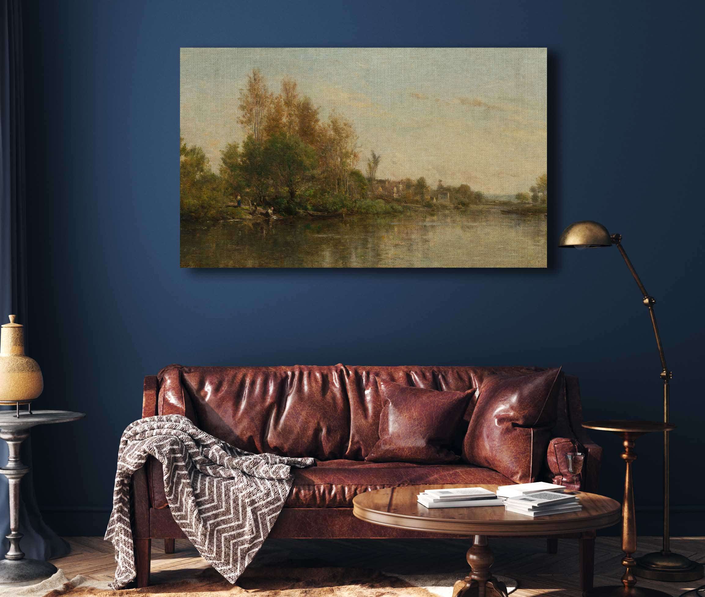 The Banks Of The Oise by Charles Francois Daubigny - Image 3