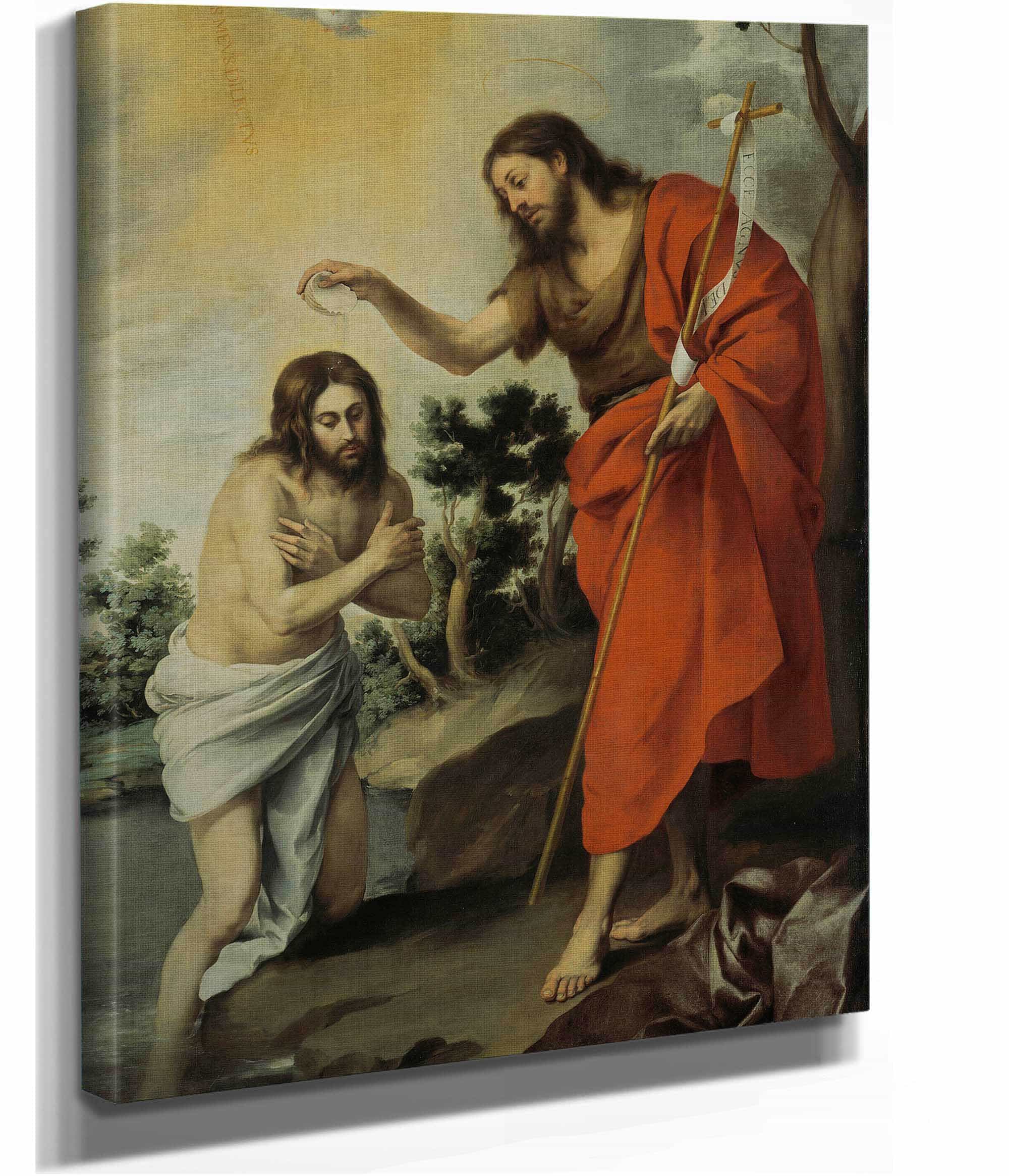 The Baptism Of Christ by Bartolome Esteban Murillo - Image 2