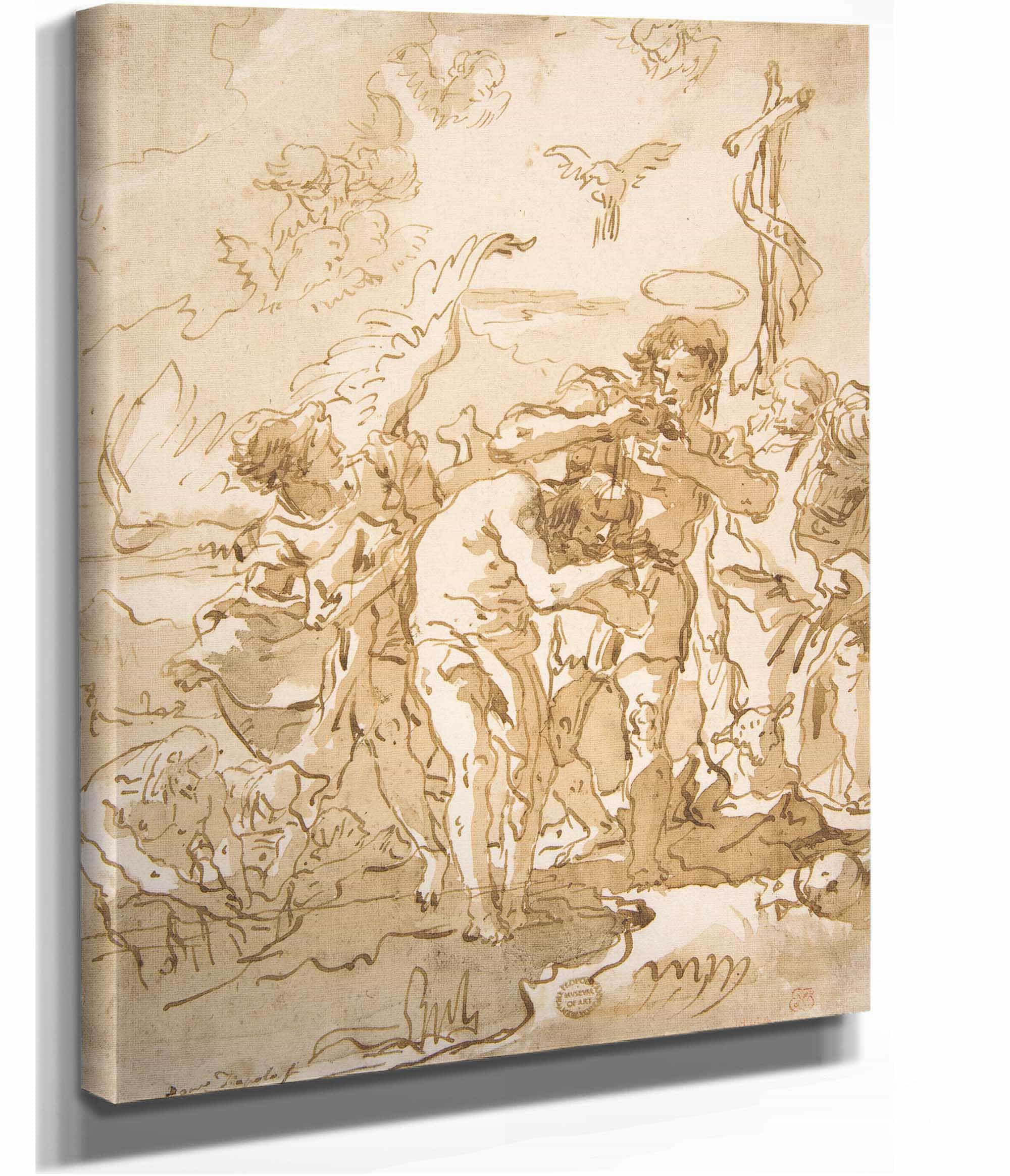 The Baptism Of Christ   by Giovanni Domenico Tiepolo - Image 2