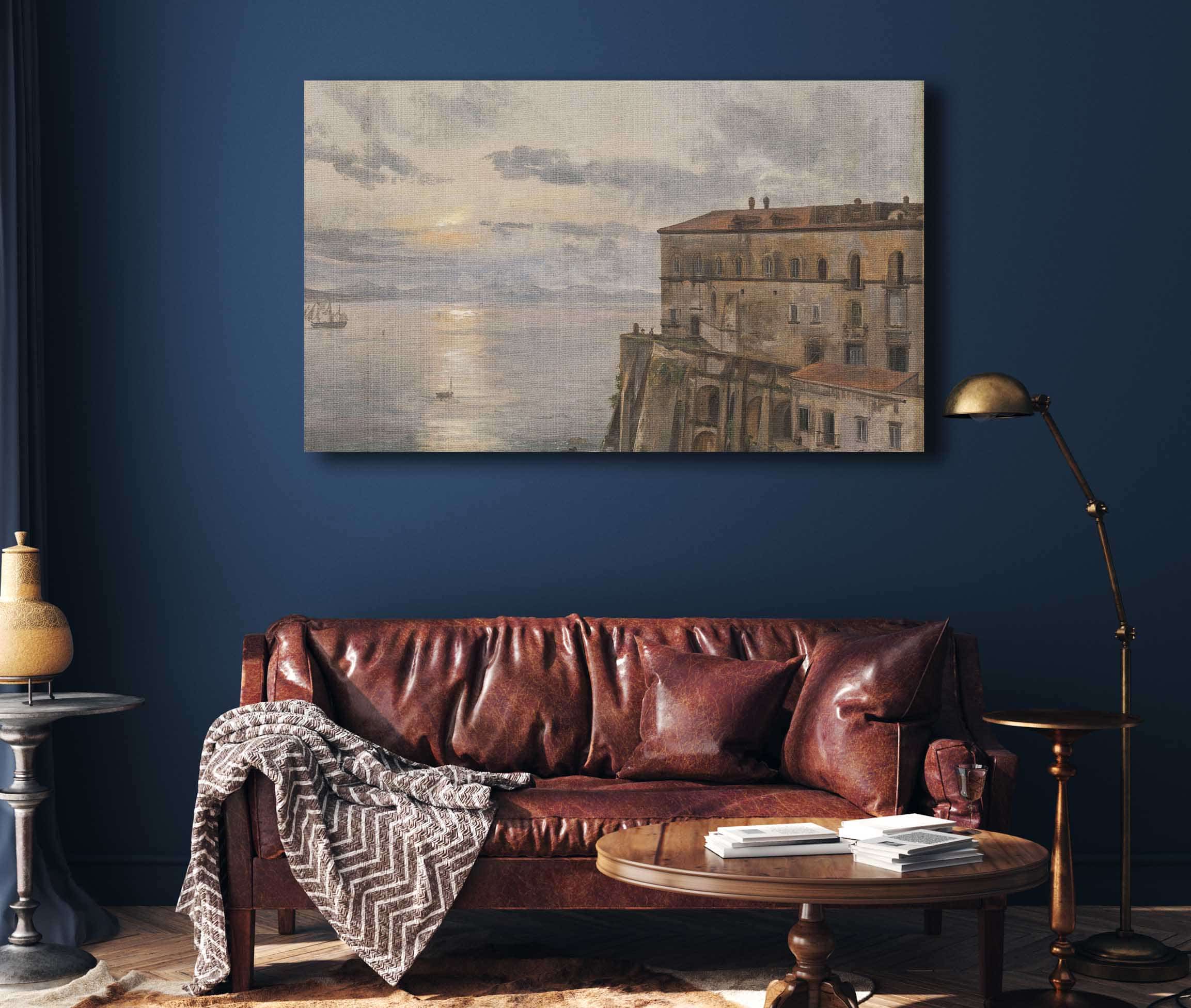 The Barracks At Pizzofalcone Naples by Johan Christian Dahl - Image 4