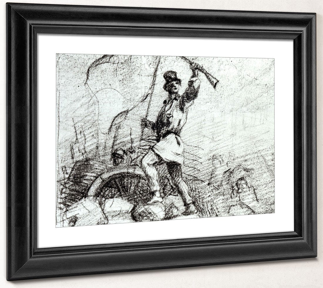 The Barricade By Jean Desire Gustave Courbet - Image 4