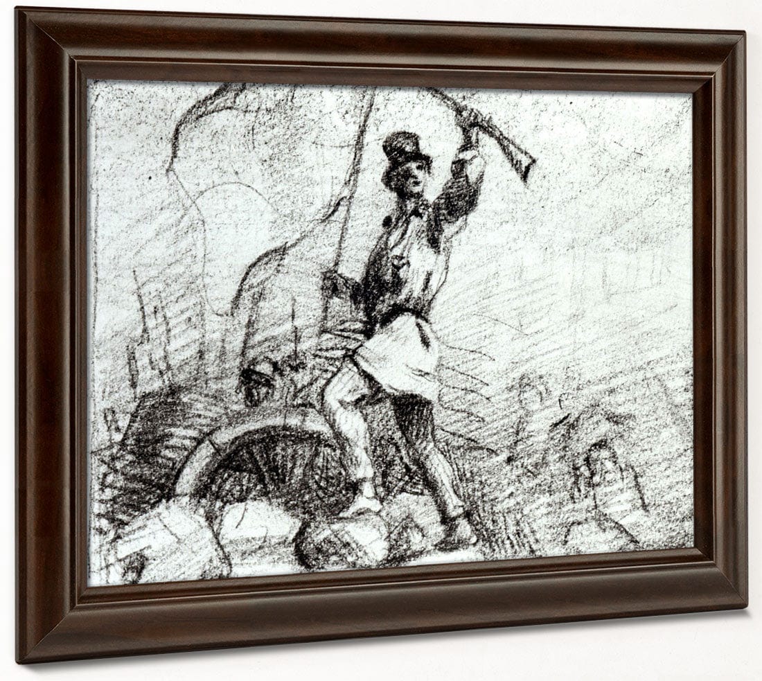 The Barricade By Jean Desire Gustave Courbet - Image 6