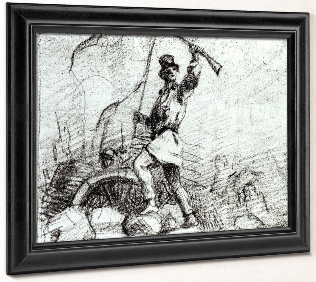 The Barricade By Jean Desire Gustave Courbet - Image 8