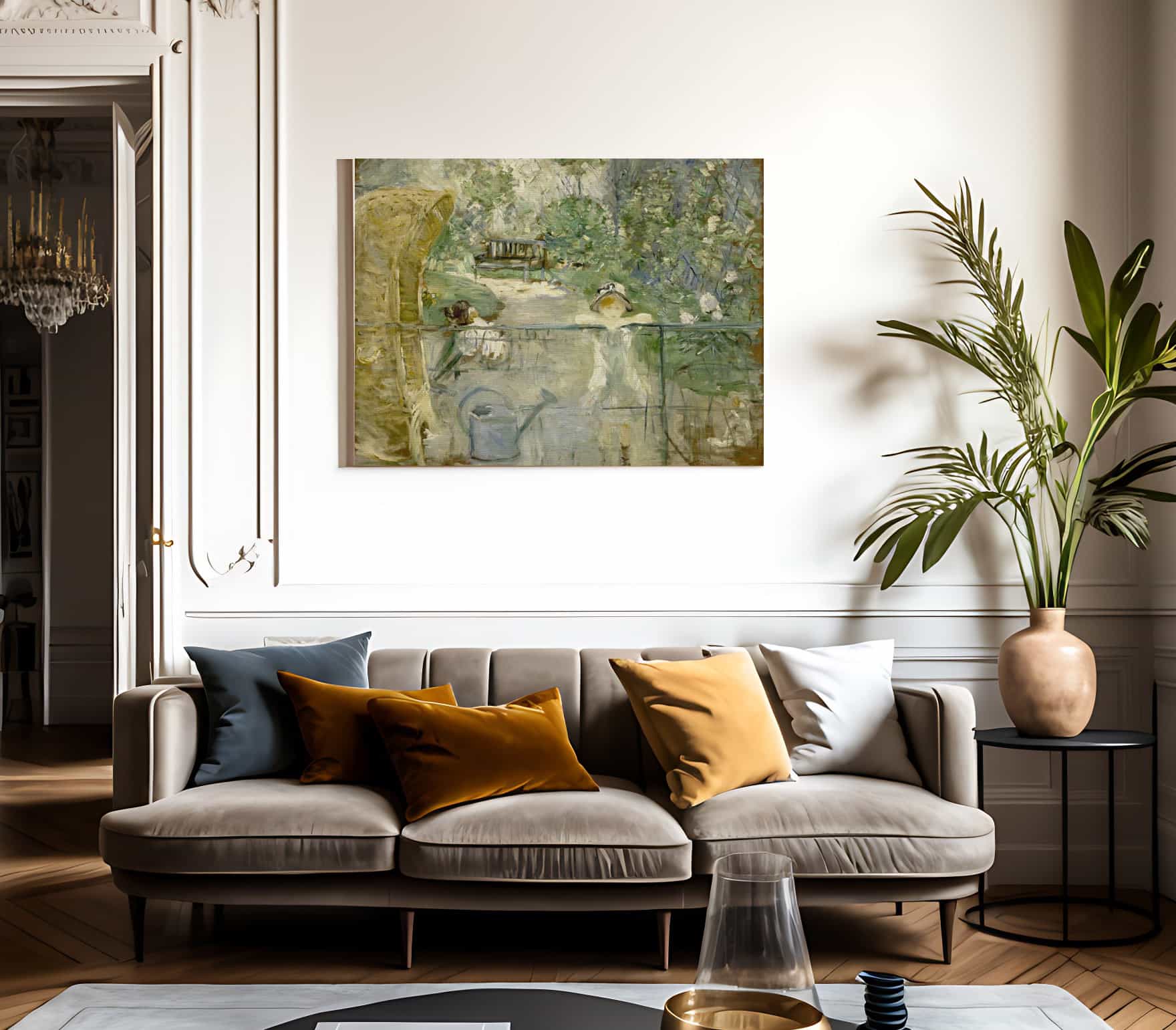The Basket Chair By Berthe Morisot - Image 3