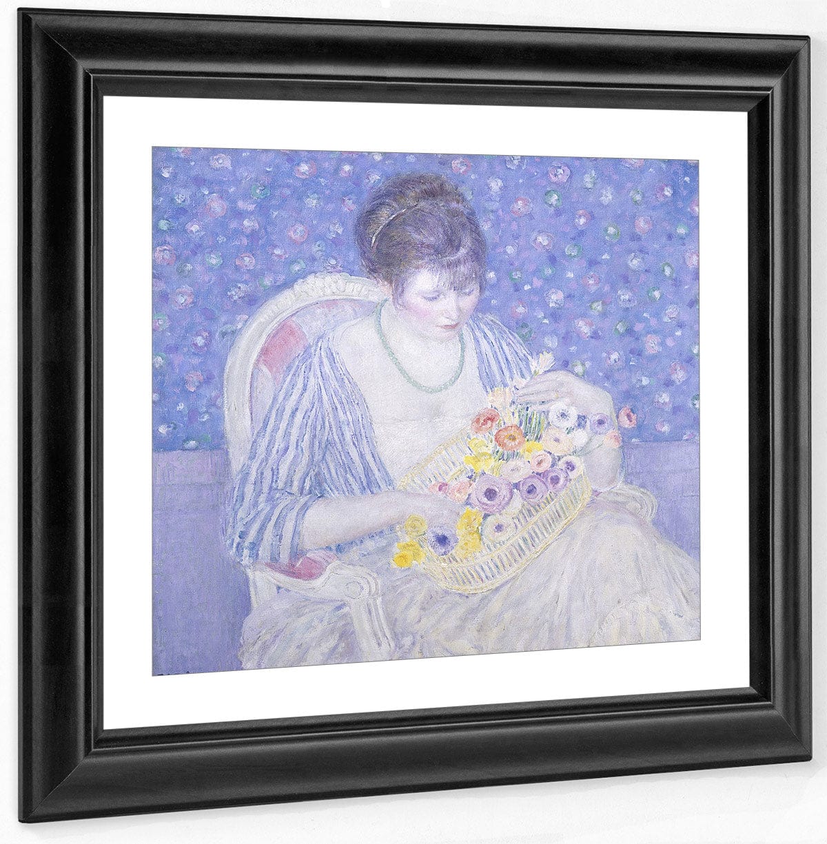 The Basket Of Flowers By Frederick Carl Frieseke - Image 2