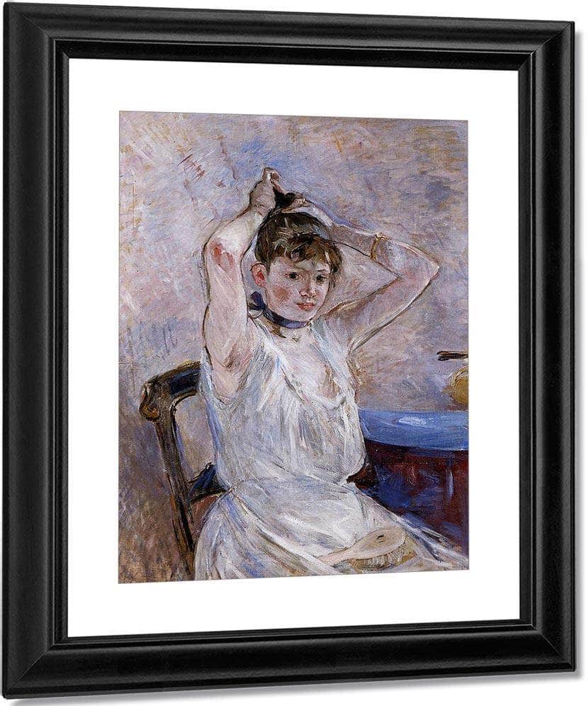 The Bath 1885 1886 Oil On Canvas 7230X9110Mm Sterling And Francine Clark Art Institute At Williamstown By Berthe Morisot - Image 3