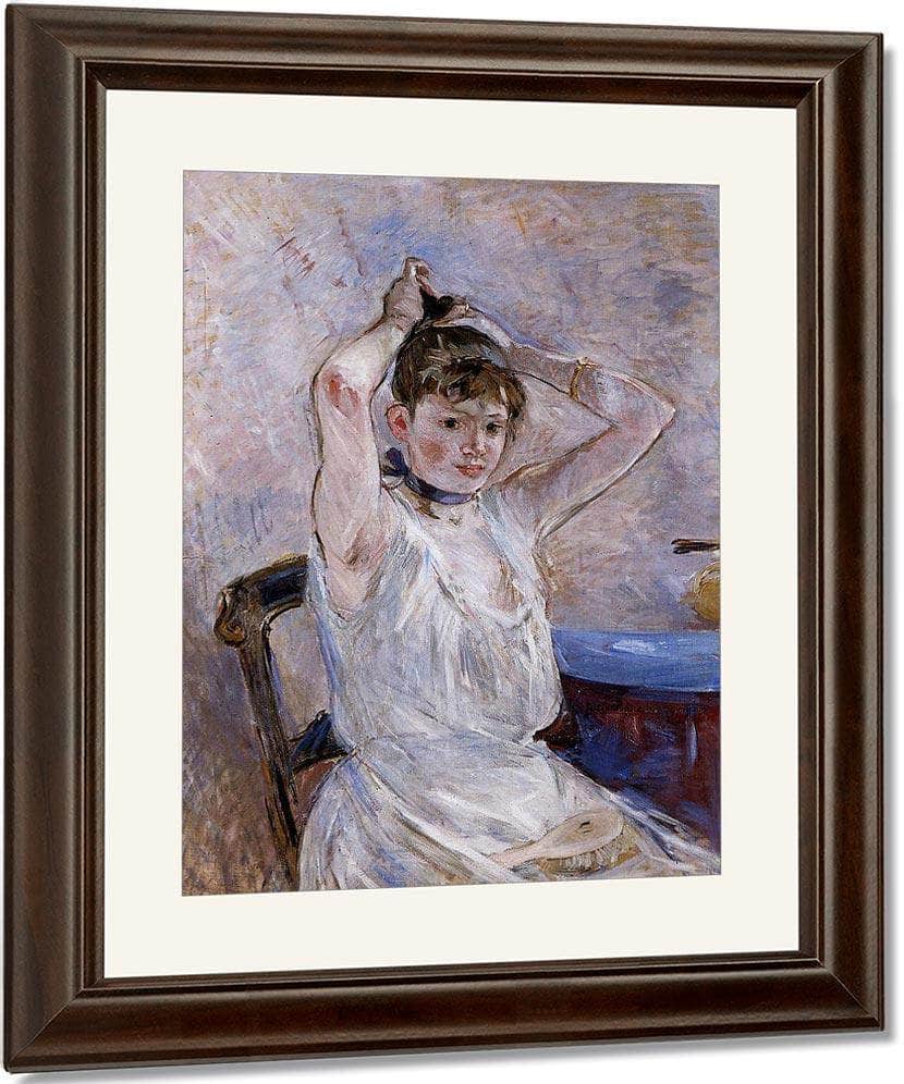 The Bath 1885 1886 Oil On Canvas 7230X9110Mm Sterling And Francine Clark Art Institute At Williamstown By Berthe Morisot - Image 4