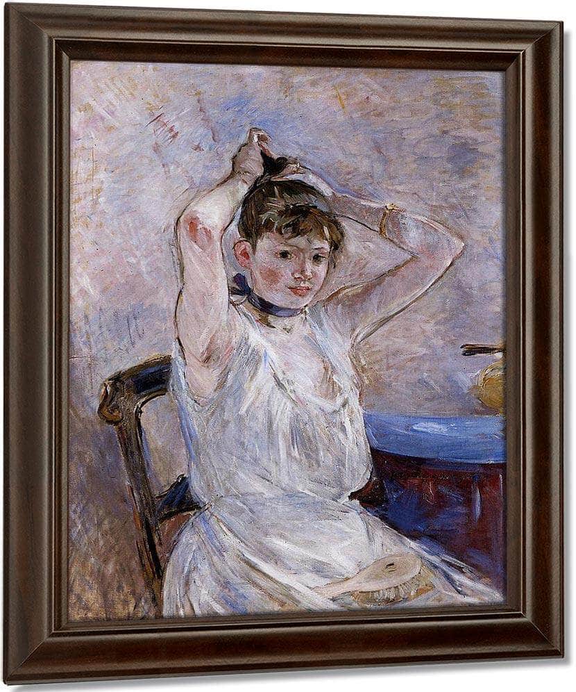 The Bath 1885 1886 Oil On Canvas 7230X9110Mm Sterling And Francine Clark Art Institute At Williamstown By Berthe Morisot - Image 5