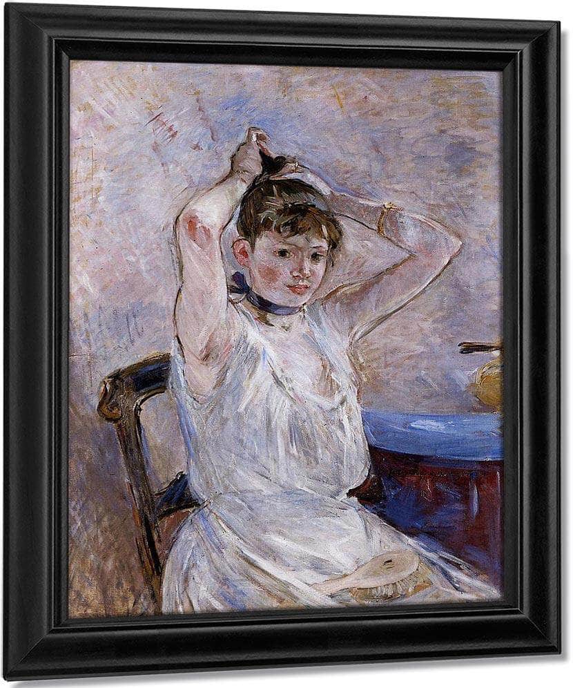 The Bath 1885 1886 Oil On Canvas 7230X9110Mm Sterling And Francine Clark Art Institute At Williamstown By Berthe Morisot - Image 7