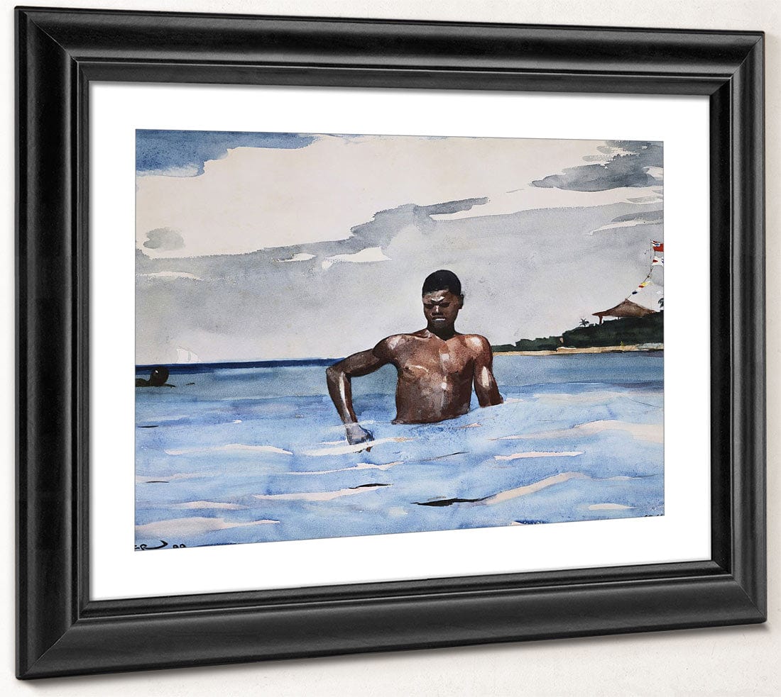 The Bather By Winslow Homer - Image 4