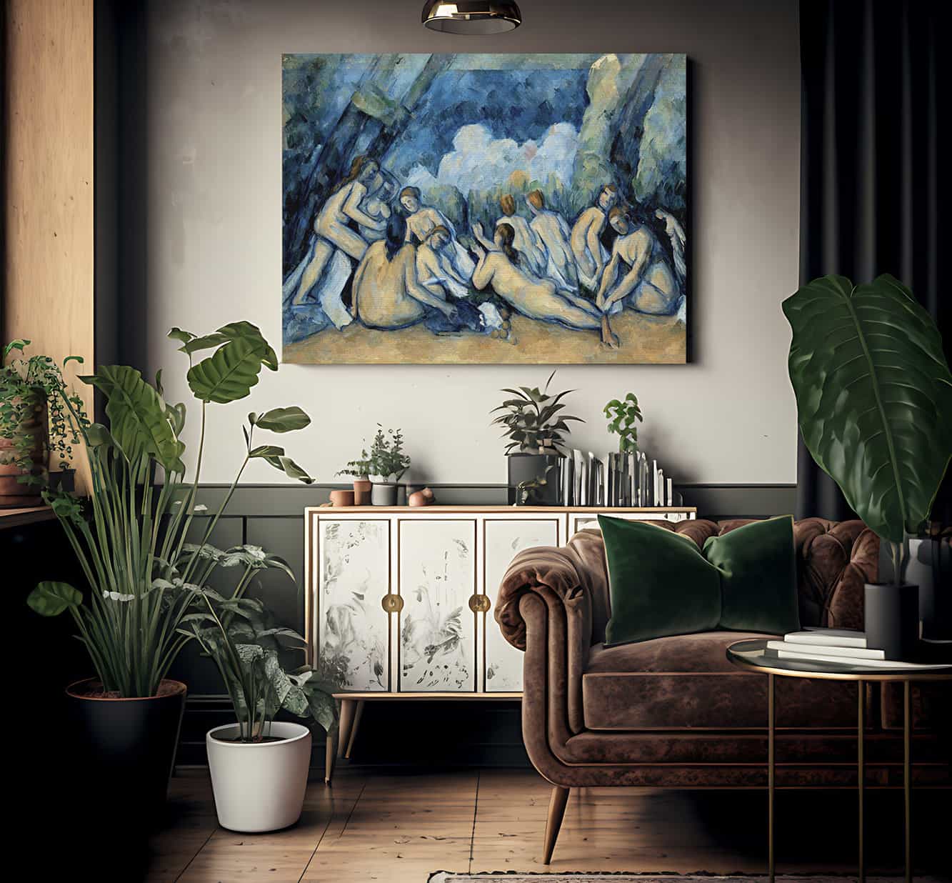 The Bathers 1 By Paul Cezanne - Image 2