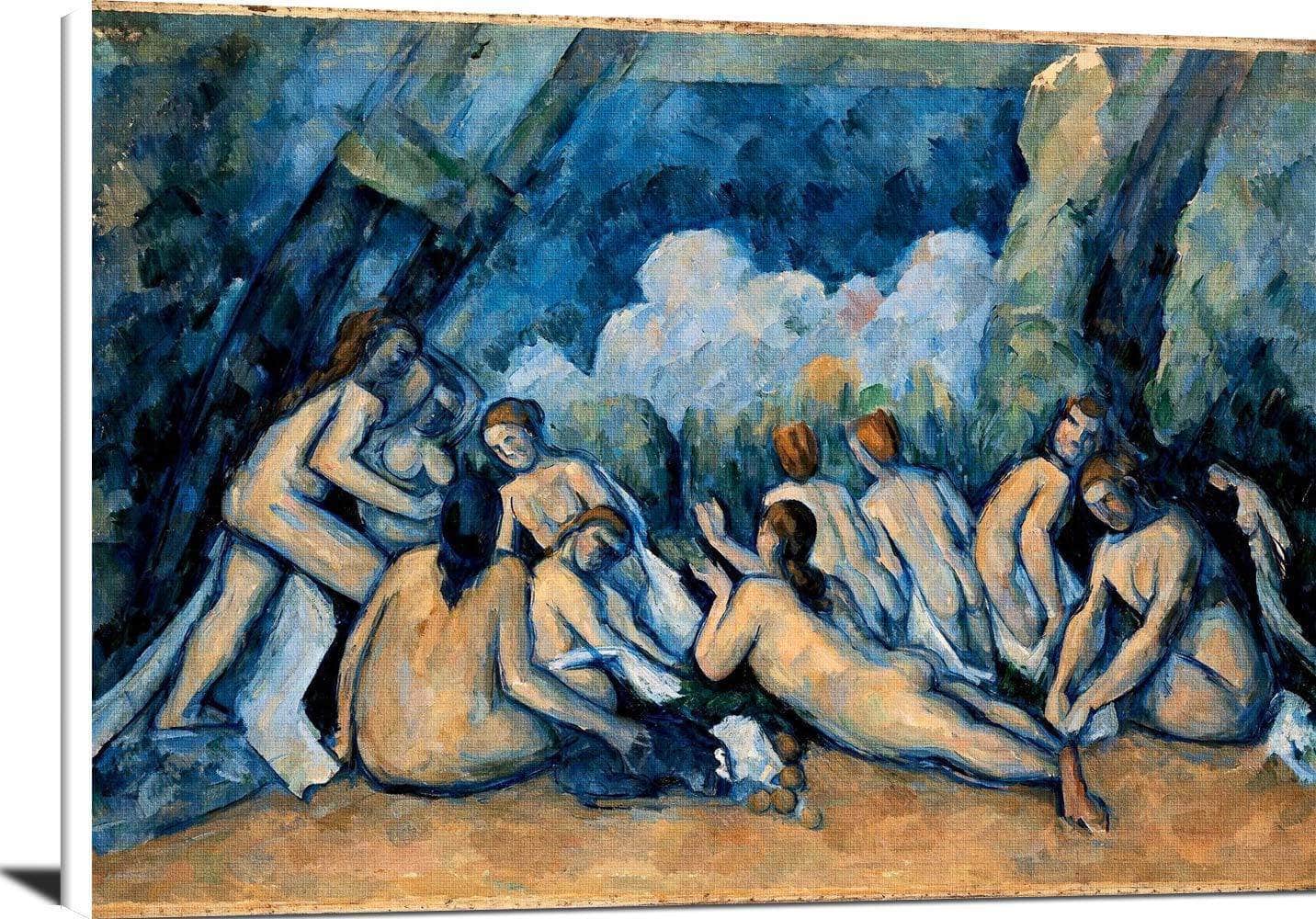 The Bathers Painting Paul Cezanne Canvas Art