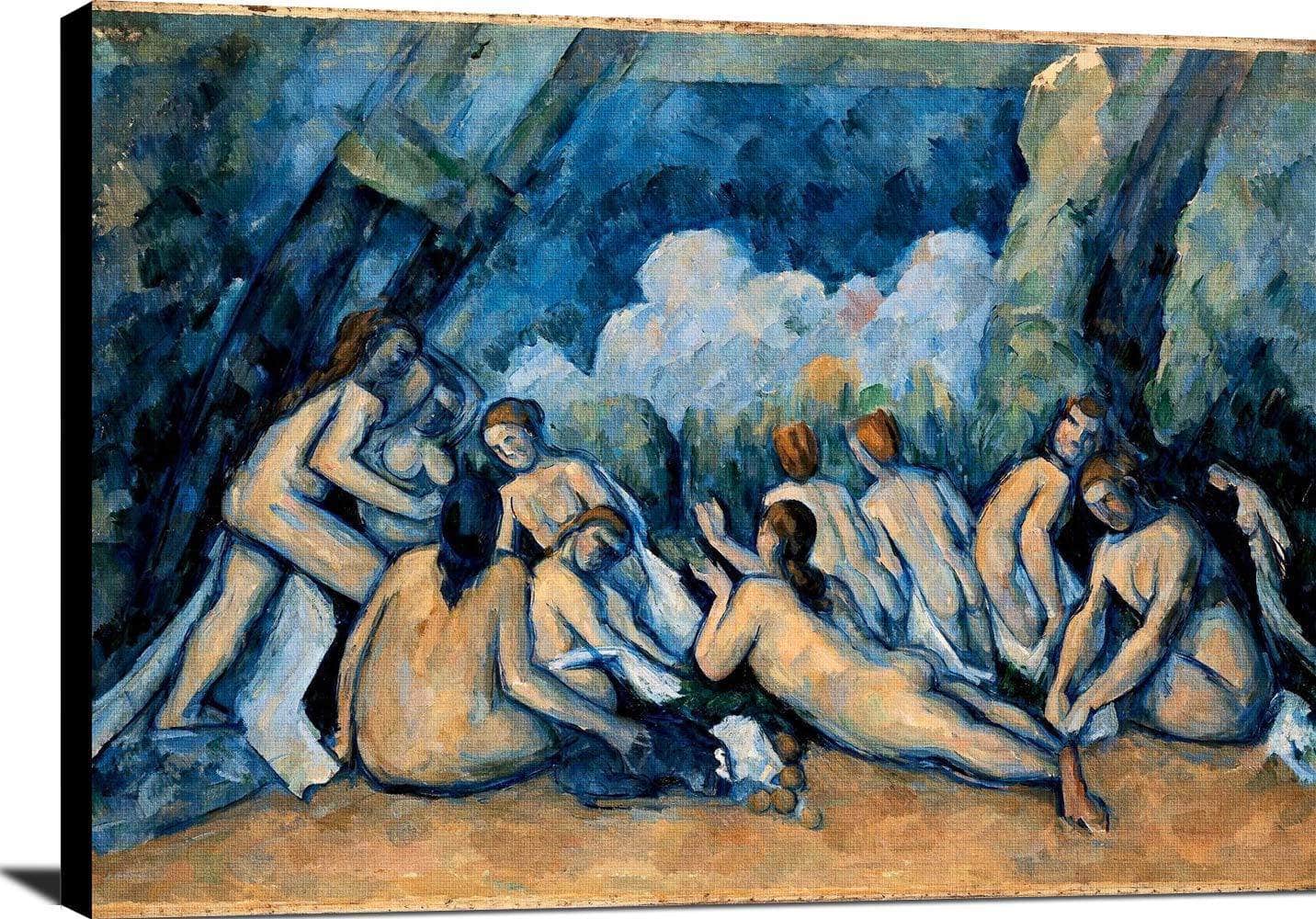 The Bathers Painting Paul Cezanne Canvas Art - Image 2