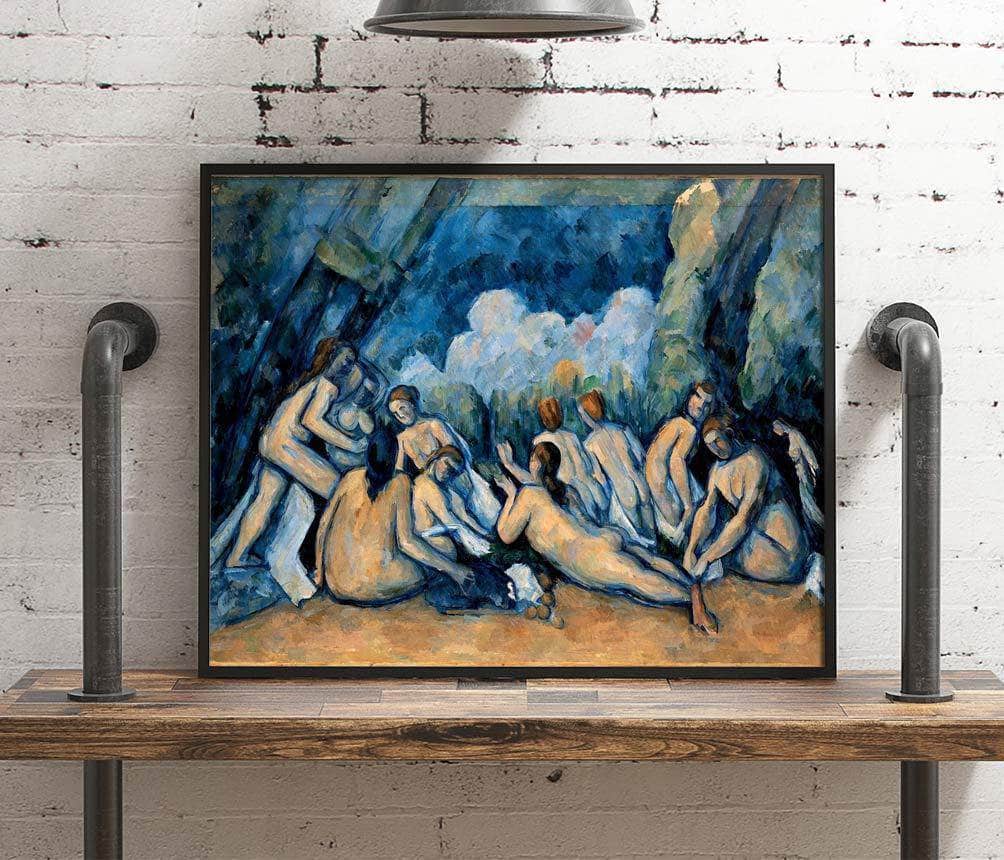 The Bathers Painting Paul Cezanne Canvas Art - Image 4