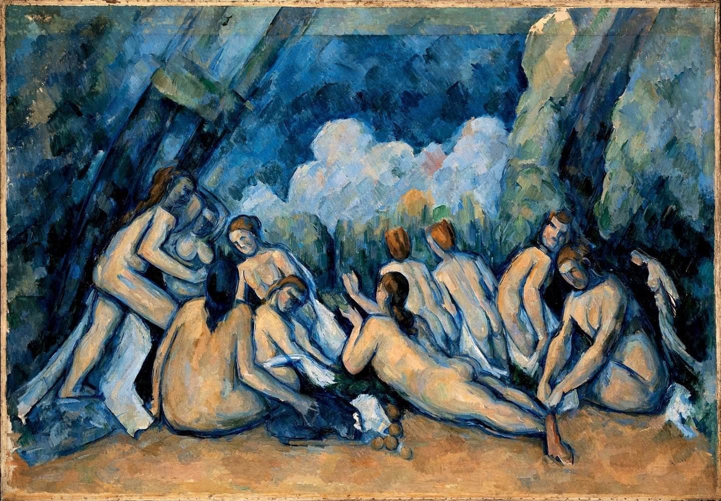 The Bathers Painting Paul Cezanne Canvas Art - Image 5