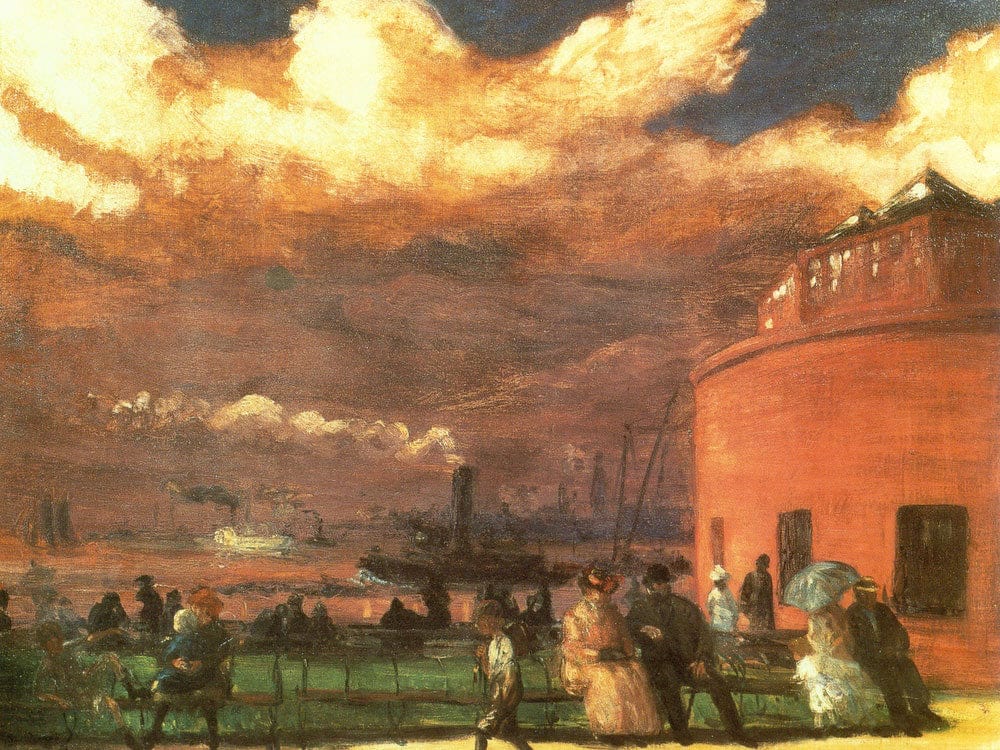 The Battery 1902 1904 By William Glackens - Image 7