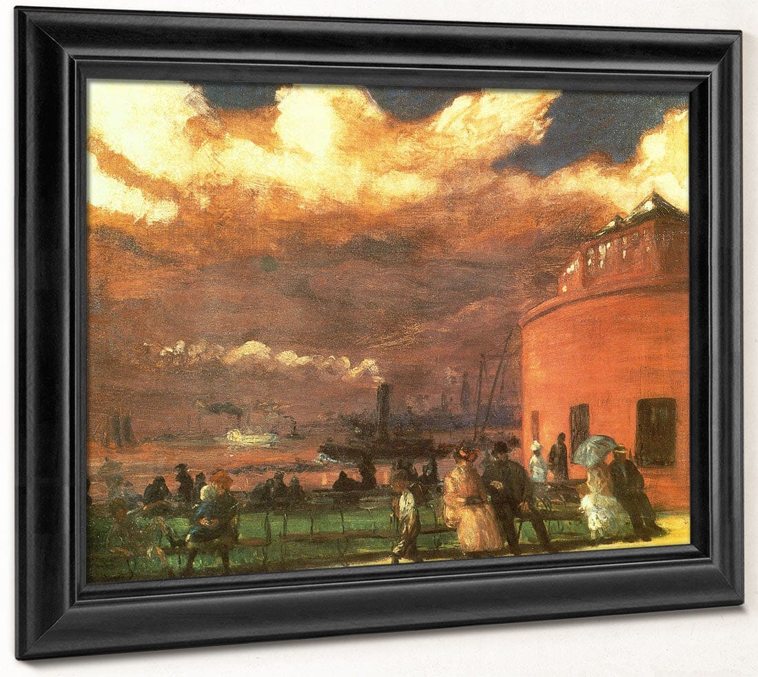 The Battery 1902 1904 By William Glackens - Image 8