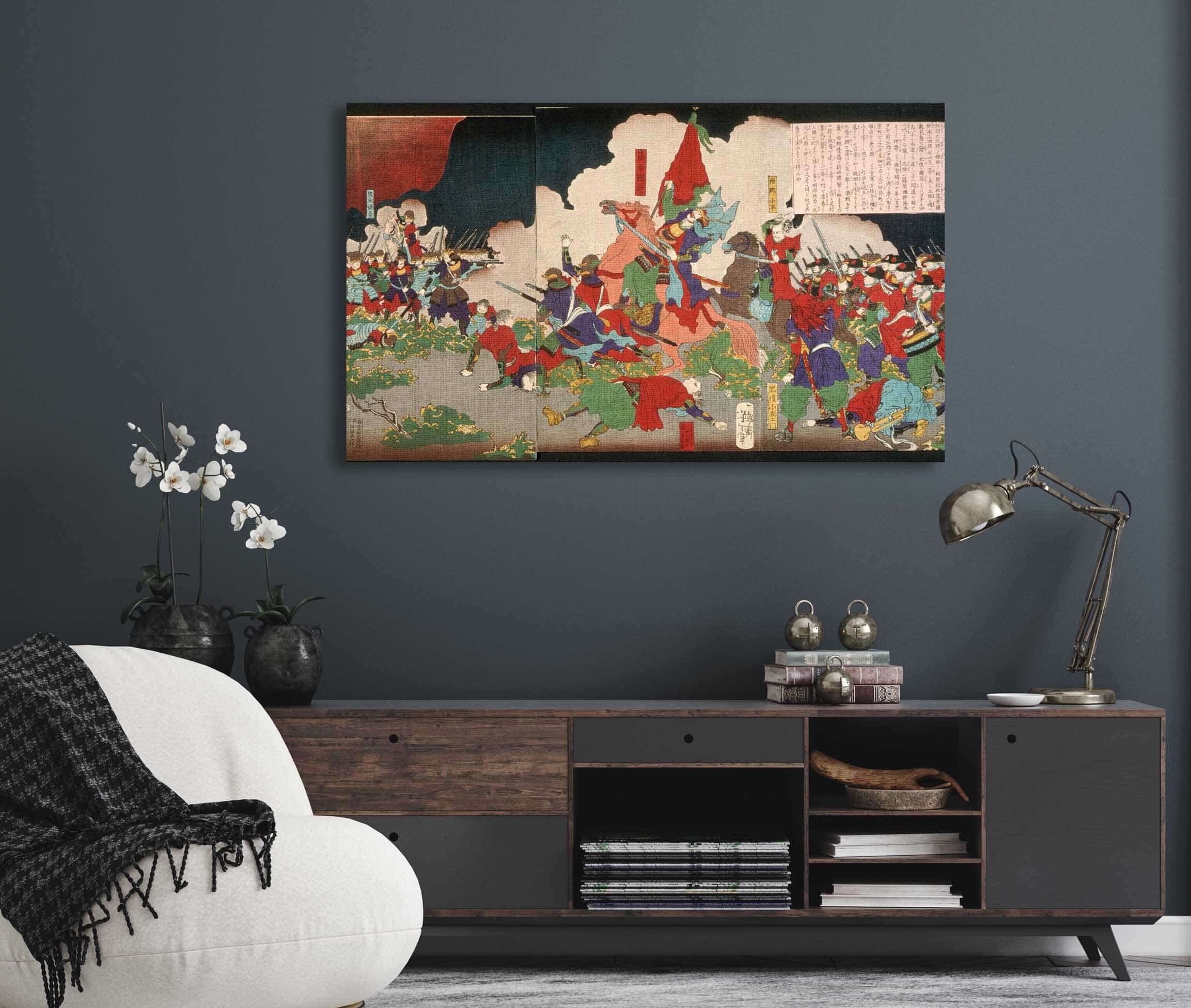 The Battle At Kagoshima by Tsukioka Yoshitoshi - Image 5