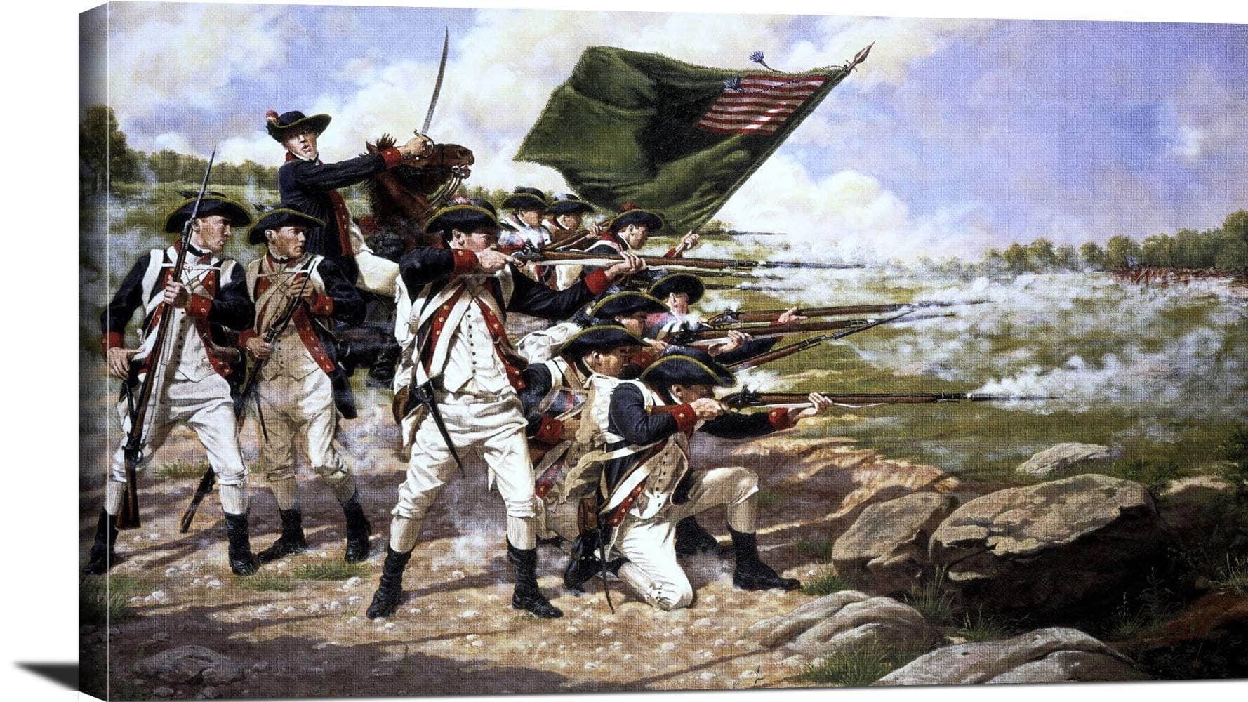 The Battle Of Long Island Painting Domenick D'andrea Canvas Art - Image 3